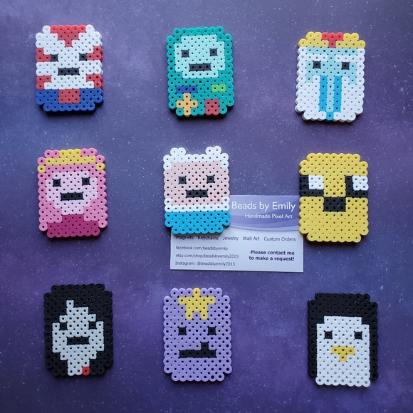 Adventure Time Handmade Magnets - Set of 9 - Picture 8 of 8